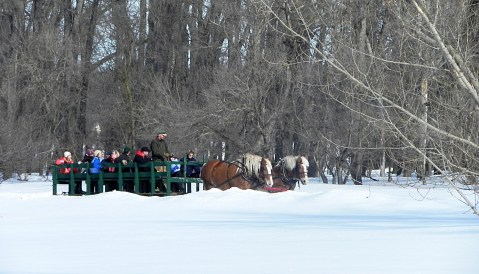 Go Sledding, Take A Horse-Drawn Carriage Ride, And More At Winterfest In One Of North Dakota's State Parks