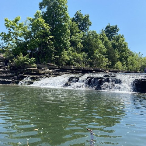 The Turkey Creek Streamway Trail In Kansas Is A 7-Mile Out-And-Back Hike With A Waterfall