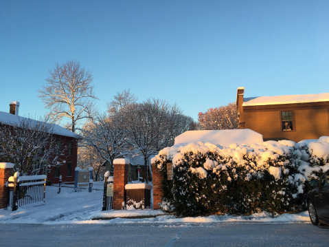 Take A Historical Winter Walk When You Stroll Through Mill Race Village In Michigan