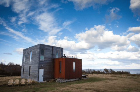 Enjoy Sweeping Views Of The Mohegan Bluffs At This Unique Rhode Island Vacation Rental