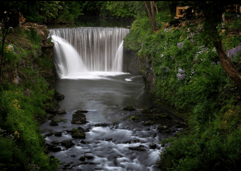 Hike To An Ancient Mound And A Waterfall At Indian Mound Reserve In Ohio