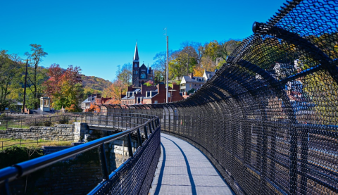 Love Locks Adorn This Unique Appalachian Trail Footbridge In West Virginia