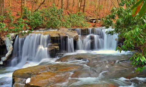 The Youghiogheny River Trail Near Pittsburgh Is A 3.7-Mile Out-And-Back Hike With A Waterfall Finish