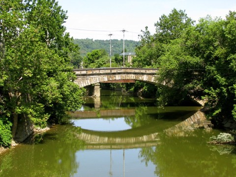 In Its Day, This West Virginia Bridge Was The Longest Single-Span Stone Arch Bridge In The U.S.