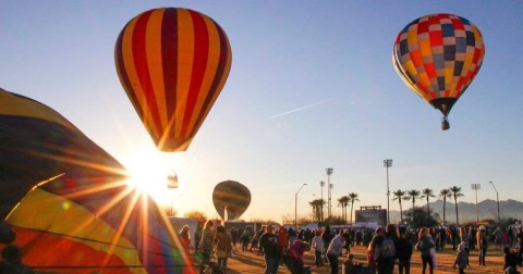 Hot Air Balloons Will Be Soaring At The 10th Annual Arizona Balloon Classic