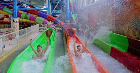 No Winter Is Complete Without A Trip To Wisconsin's Biggest Indoor Water Park At Kalahari Resort