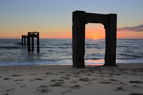 The Abandoned Davenport Pier Is One Of The Most Photogenic Spots On The Northern California Coast