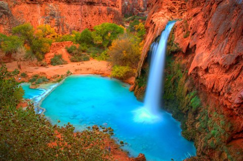 Havasu Falls: A Waterfall Wonder Hidden Deep Within The Grand Canyon State