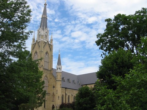 The Basilica Of The Sacred Heart In Indiana Is A Gothic-Revival Feast For The Eyes