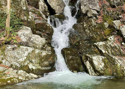 Surrounded By Glittering Quartz, White Rock Falls Might Just Be The Most Beautiful Waterfall In Virginia