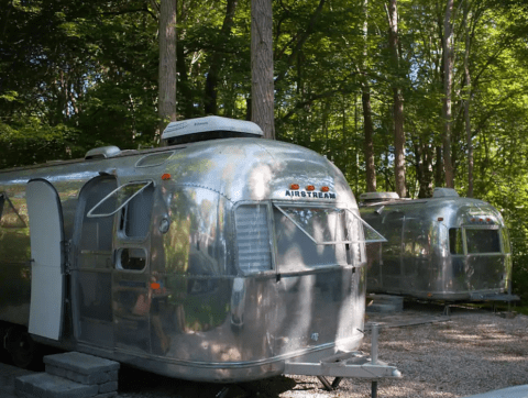 Go Glamping In A Retro Airstream Right Here In Rhode Island