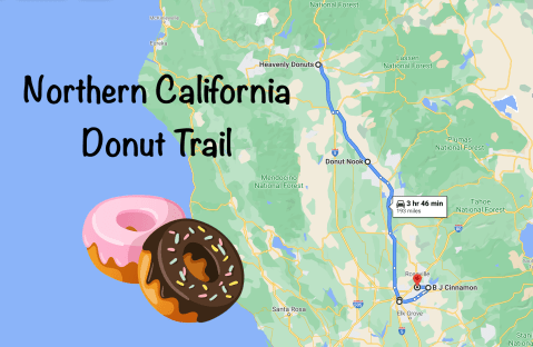 Take The Northern California Donut Trail For A Delightfully Delicious Day Trip