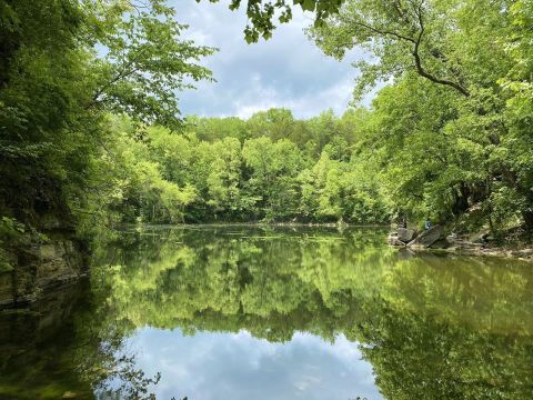 Hike To A Hidden Lake On The Easy Hidden Lake Double Loop Trail In Tennessee