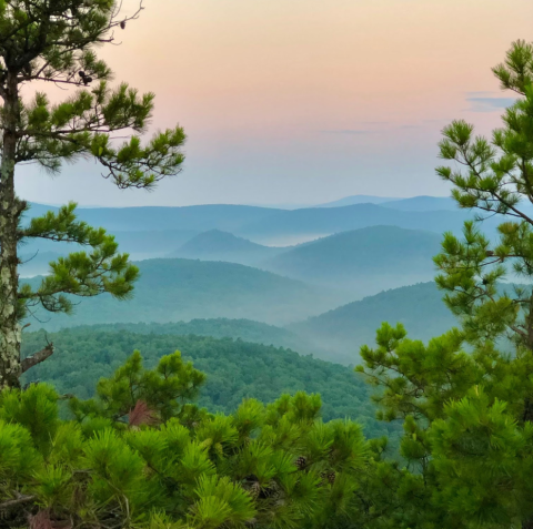 The Views Are Anything But Flat Atop Flatside Pinnacle In Arkansas