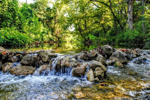 Hike To An Emerald Lagoon On The Easy St. Edwards Green And Red Loop Trail In Texas