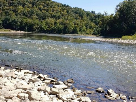 Follow The Great Miami River Along The Heritage Park Primitive Waterfront Trail In Ohio