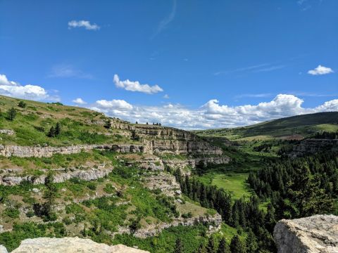 Explore Miles Of Unparalleled Views Of Canyons On The Scenic Sluice Boxes Trail In Montana