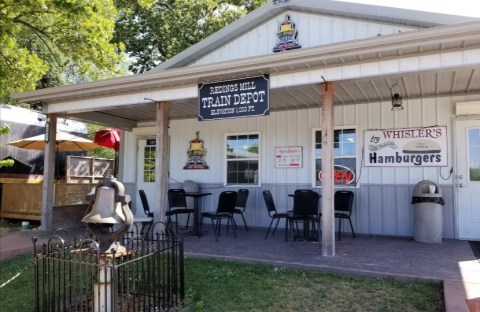 Dig Into A Homemade Ice Cream Treat At All Aboard Ice Cream, A Train-Themed Eatery In Missouri