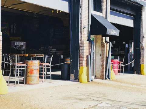 Drink In The Fresh Air and A Cold Brew On The Outdoor Patio At Voodoo Brewery In Pittsburgh