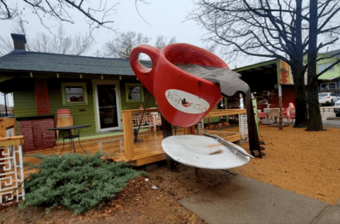 The Food Might Even Be Better Than The Coffee At The Red Cup In Oklahoma