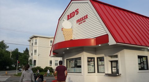 Mainers Know That Summer Is On Its Way When This Quintessential Ice Cream Stand Opens For The Season