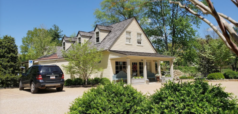 Dine In The Middle Of An Enchanted Garden At Portico, An Italian Restaurant In Virginia