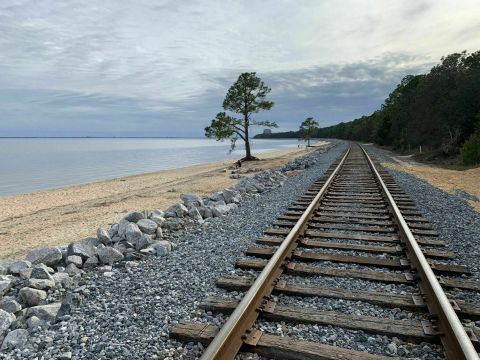 Enjoy A Waterfront Walk Along The Panhandle At Bay Bluffs Park In Florida