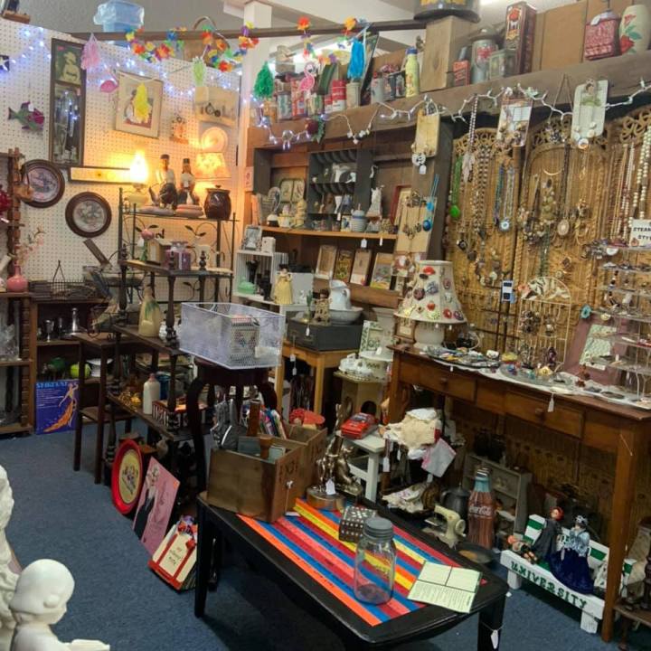 inside Logan Antique Mall in Ohio