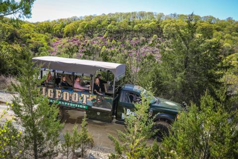 Embark On A 90-Minute Tour In Search Of Bigfoot At This Missouri Fun Park