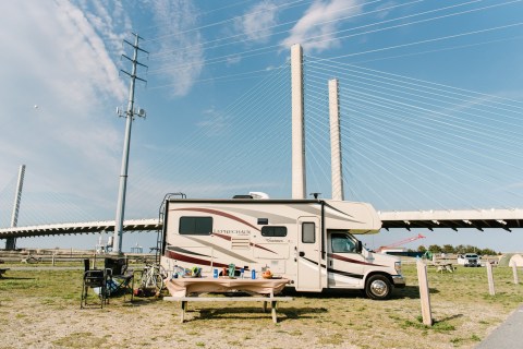 Sleep Among Shorebirds And Sand At The Indian River Inlet In Delaware