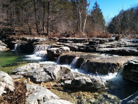 The Missouri Trail That Leads To A Stairway Waterfall Is Heaven On Earth