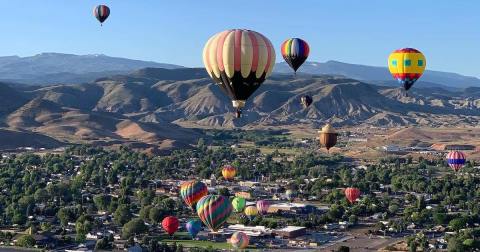 Hot Air Balloons Will Be Soaring At Utah's Eyes To The Sky Balloon Festival