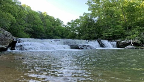 Visit Riley Moore Falls In South Carolina, A Hidden Gem Beach That Has Its Very Own Waterfall