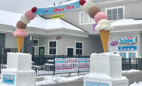 You Can Get All Your Favorite Utah ice Cream Flavors Right Here At The Scoop Drive Thru