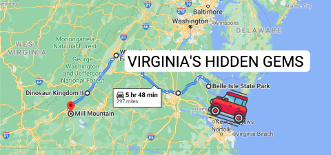 The Ultimate Virginia Hidden Gem Road Trip Will Take You To 7 Incredible Little-Known Spots In The State