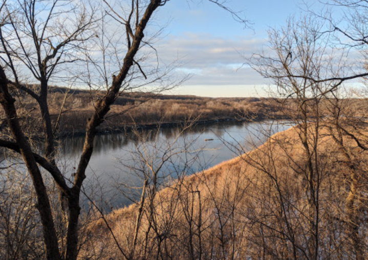 beautiful view at Ledges State Park in Iowa