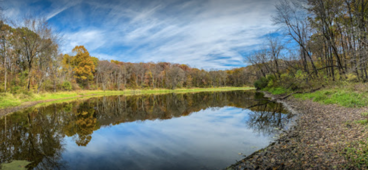 body of water in Ledges State Park in Iowa