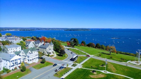 This Historic Park In Maine Offers Both Sweeping Views Of Casco Bay And Some History