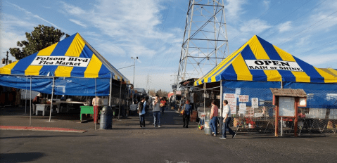 Shop 'Til You Drop At Folsom Boulevard Flea Market, One Of The Largest Flea Markets In Northern California