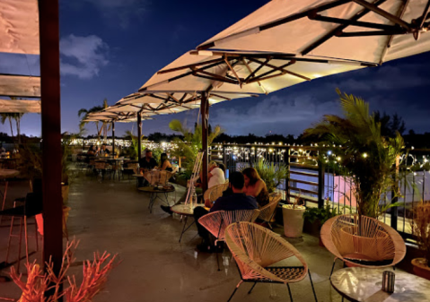 The Citadel Food Hall In Florida Has A Rooftop Lounge With Impressive Skyline Views