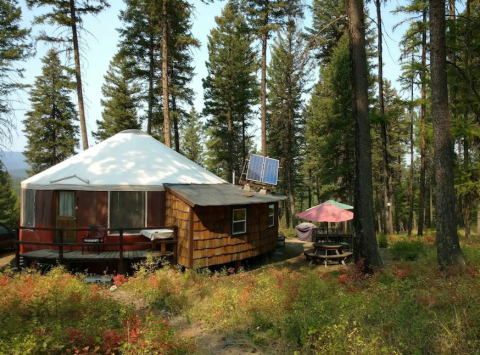 Sleep Inside A Solar Yurt This Summer At This Secluded Montana Airbnb