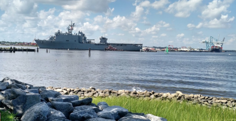 Pack A Picnic And Enjoy Harbor Views From Plum Point Park In Norfolk, Virginia