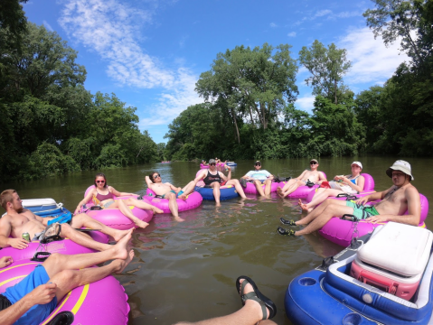 There's Nothing Better Than This Natural Lazy River Near Detroit On A Summer's Day