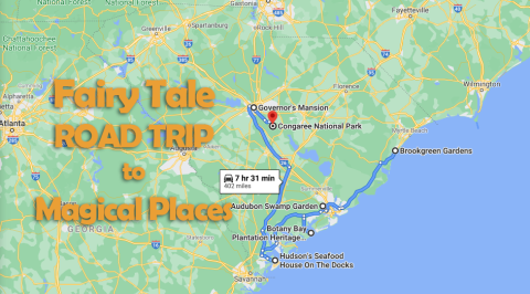 The Fairytale Road Trip That'll Lead You To Some Of South Carolina's Most Magical Places