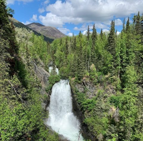 Hike Into Alaska's Chugach Forest And See Resurrection Falls Up Close