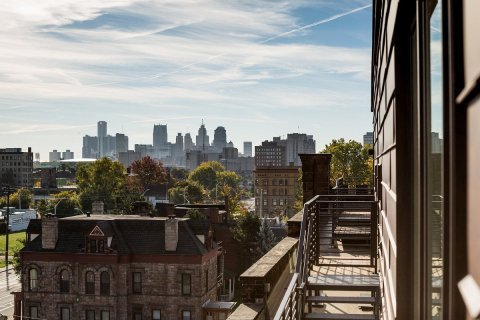 You'll Have A Front Row View Of Downtown Detroit In These Cozy Rooftop Cabins