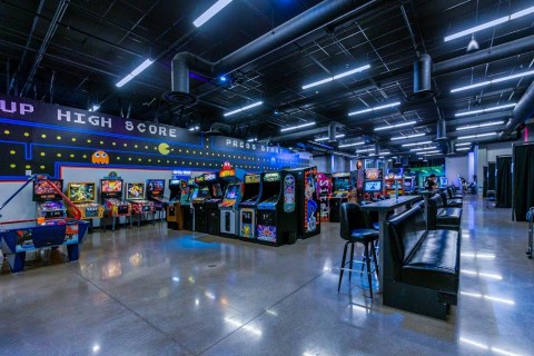 Travel Back In Time When You Visit Riverside Game Lab, An Arcade Bar In Southern California