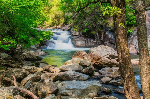 It Just Isn't Summer In North Carolina Until You Visit The Bust Your Butt Falls Swimming Hole