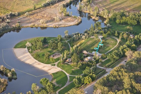 With A Swimming Beach And A Waterslide, Eagle Island State Park In Idaho Is A Great Summer Hangout