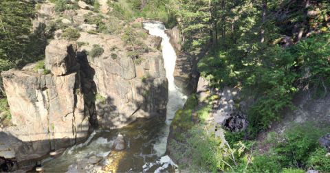 See One Of The Tallest Waterfalls In Wyoming At Bighorn National Forest